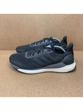 Adidas Solarboost 19 Mens Running Shoes Black Gray Size 11 Primeknit Continental